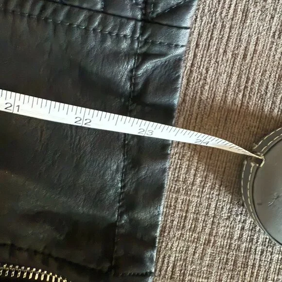 Lulus Black Vegan Leather Moto Jacket - Picture 9 of 14